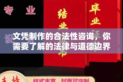 九原文凭制作的合法性咨询，你需要了解的法律与道德边界