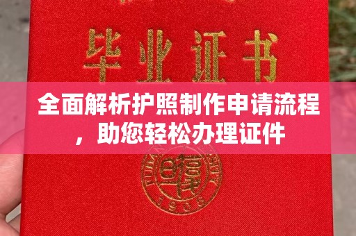 临武全面解析护照制作申请流程，助您轻松办理证件